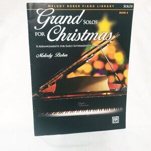 Grand Solo for Christmas Book 4 Piano Sheet Music Melody Bober 2015 Intermediate
